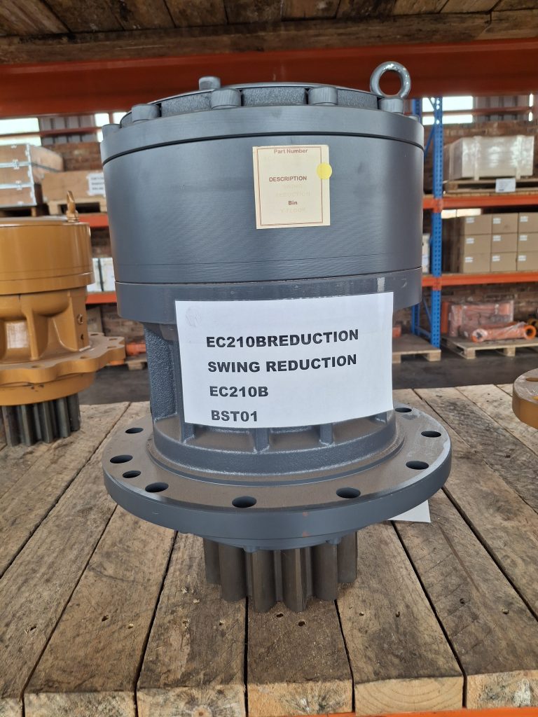 Volvo EC210B swing reduction assembly