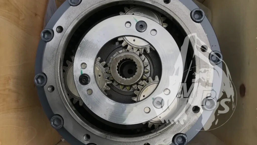 Swing motor and reduction assembly components
